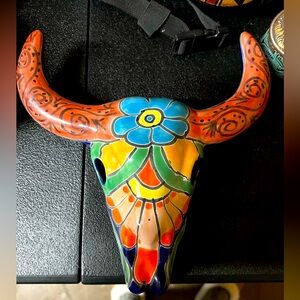 Talvera Mexican Pottery Longhorn
